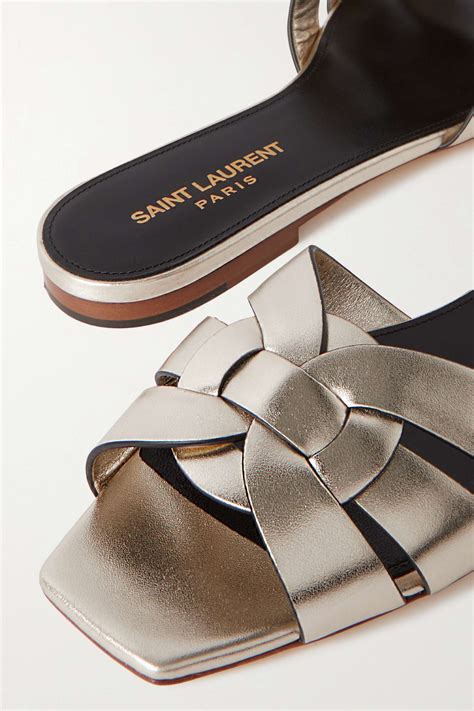 ysl slides saks|Shop Saint Laurent Tribute Leather Slides .